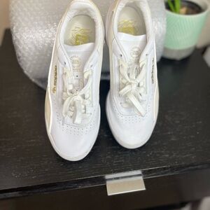 ADIDAS Liberty Cup Skate Mens 7.5 White Cloud Gold Gum Skateboarding Sneaker